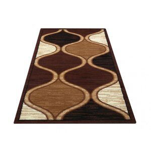 Elegantní koberec v odstínech hnědé Šířka: 120 cm | Délka: 170 cm