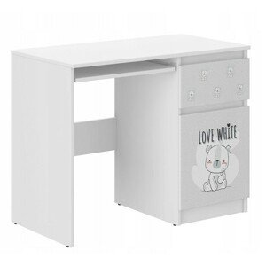 Dětský psací stůl s rozkošným medvídkem 77x50x96 cm