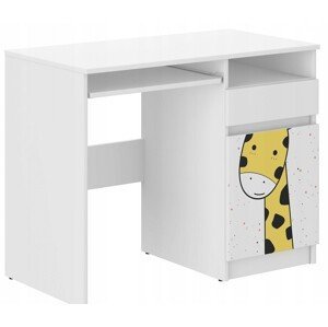 Dětský psací stůl s velkou žirafou 76x50x96 cm