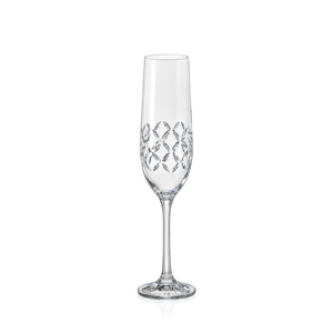 Crystalex sklenice na šampaňské Cross 190 ml 2KS