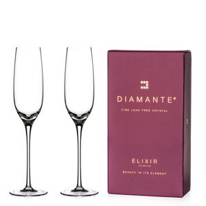 Diamante sklenice na šampaňské Moda 200 ml 2KS