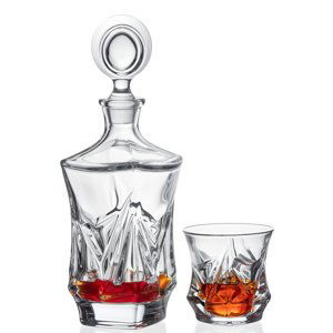 Bohemia Jihlava whisky set Princess 1+6