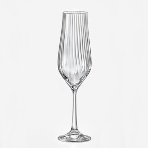 Crystalex sklenice na šampaňské Tulipa Optic 170 ml 6 KS