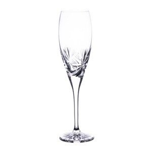 Onte Crystal Bohemia Crystal ručně broušené sklenice na šampaňské Mašle 150 ml 2KS