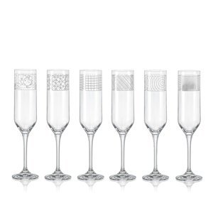 Crystalex sklenice na šampaňské Uma 200 ml 6KS
