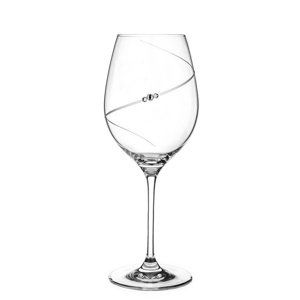 Diamante sklenice na červené víno Silhouette City s krystaly Swarovski 470 ml 1KS