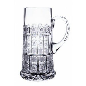 Onte Crystal Bohemia Crystal ručně broušená sklenice na pivo tuplák 500pk OKNO 1,5 L 1KS