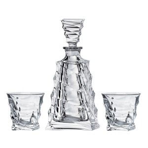 Crystalite Bohemia whisky set Casablanca 1+6