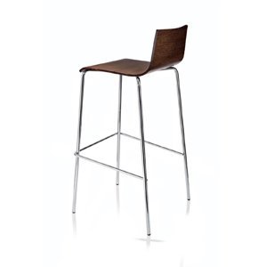 ALMA DESIGN - Barová židle Anouk 4 nohy - dřevo