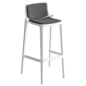 GABER - Barová židle ISIDORO 66 čalouněná, nízká
