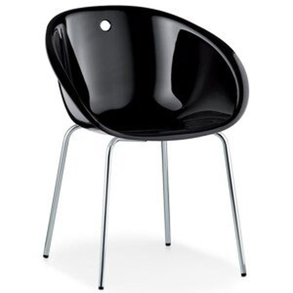 PEDRALI - Židle GLISS 901 DS - černá