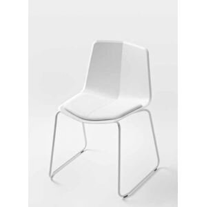 MAXDESIGN - Plastová židle s ližinovou podnoží a područkami STRATOS 1150