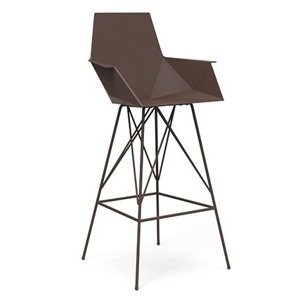 VONDOM - Barová židle FAZ s područkami - vysoká
