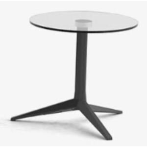 VONDOM - Konferenční kulatý stolek FAZ se skleněnou deskou - různé velikosti