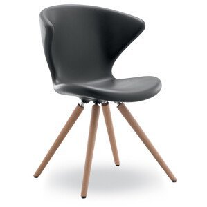TONON - Židle CONCEPT SOFT TOUCH s dřevěnou podnoží