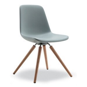TONON - Židle STEP SOFT TOUCH s dřevěnou podnoží