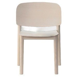 BILLIANI - Dřevěná židle WHITE 130