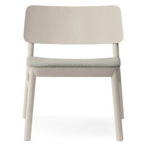 BILLIANI - Dřevěná židle s čalouněným sedákem DRUM 079
