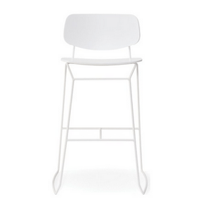 BILLIANI - Barová židle s kovovou podnoží DOLL STEEL 164
