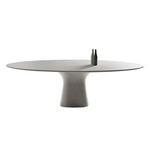 BONTEMPI - Oválný stůl Podium, 200/250x100/116 cm