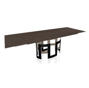 BONTEMPI - Rozkládací stůl Imperial, 190 - 290 cm, šířka 106 cm