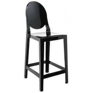 Kartell - Barová židle One more vysoká, černá