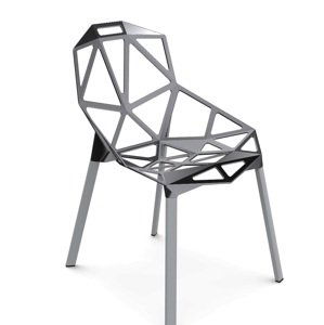 MAGIS - Židle CHAIR ONE na čtyřech nohách - antracitová