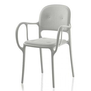 MAGIS - Čalouněná židle MILA - bílá