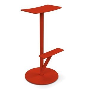 MAGIS - Barová židle SEQUOIA vysoká - korálová červená