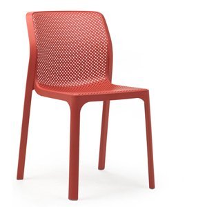 NARDI GARDEN - Židle BIT korálově červená