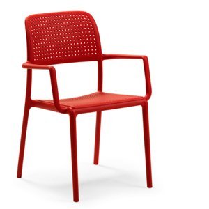 NARDI GARDEN - Židle BORA  červená