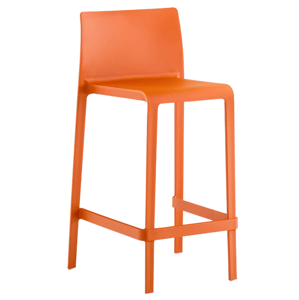 PEDRALI - Nízká barová židle VOLT 677 DS - oranžová