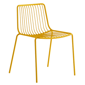 PEDRALI - Židle s nízkou opěrkou NOLITA 3650 DS - žlutá