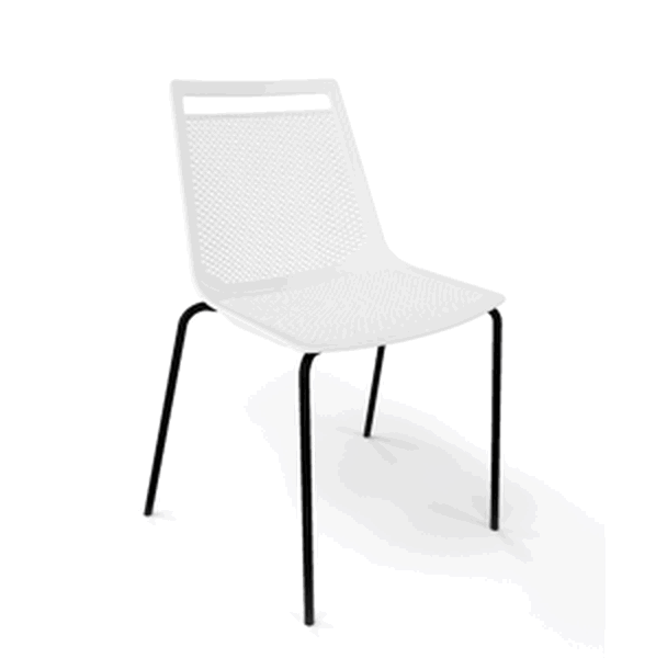 GABER - Židle AKAMI NA, bílá/černá