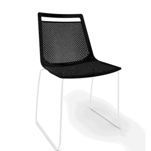 GABER - Židle AKAMI S, černá/bílá
