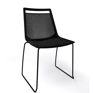 GABER - Židle AKAMI S, černá/černá