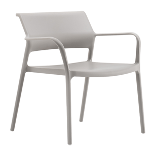 PEDRALI - Židle s područkami ARA LOUNGE 316 DS - béžová