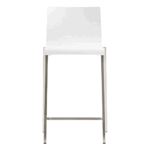 PEDRALI - Nízká barová židle KUADRA 1102 DS - bílá