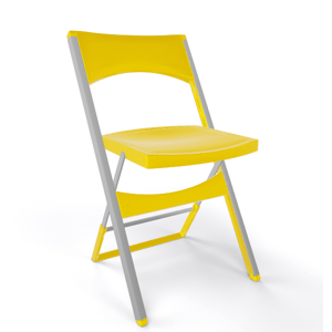 GABER - Židle COMPACT, žlutá