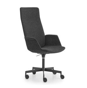 LAPALMA - Kolečková židle s vysokými zády UNO S248