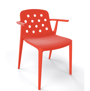 GABER - Židle ISIDORA B, červená