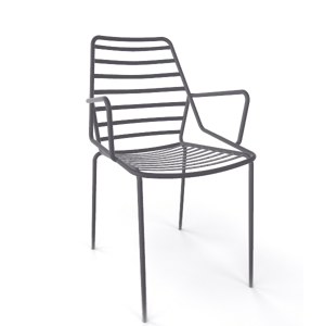 GABER - Židle LINK B, tmavě šedá