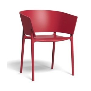 VONDOM - Židle AFRICA s područkami - červená