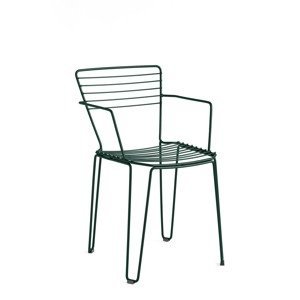 ISIMAR - Židle MENORCA s područkami - zelená