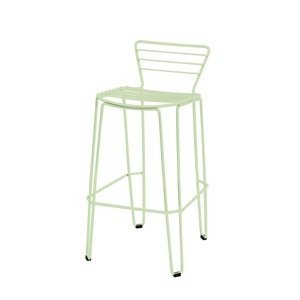 ISIMAR - Barová židle MENORCA vysoká - světle zelená