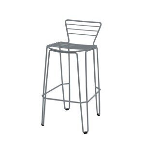 ISIMAR - Barová židle MENORCA nízká - šedá