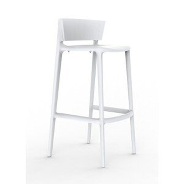 VONDOM - Barová židle AFRICA - bílá
