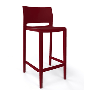 GABER - Barová židle BAKHITA - nízká, vínová