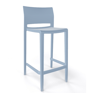 GABER - Barová židle BAKHITA - nízká, světle modrá
