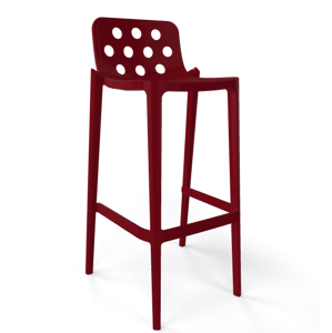 GABER - Barová židle ISIDORO 66 - nízká, vínová
